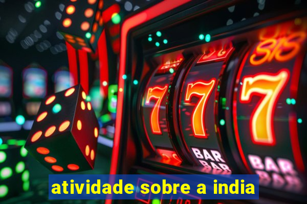 atividade sobre a india